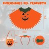 KIROGILY 3Pcs Disfraz Halloween Mujer, Accesorios de Disfraz Halloween