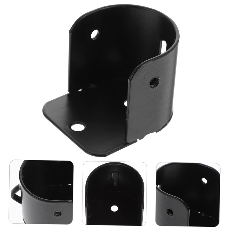 CAXUSD 12 Pcs Flange Code Rods Pole Mount for Closet