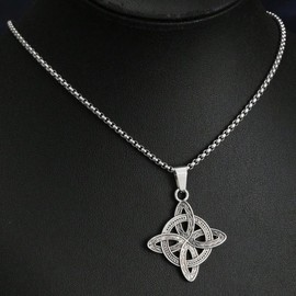 Protection Ward Jewelry Ritual Kit — Full Kit with Necklace Included:_Witches Knot