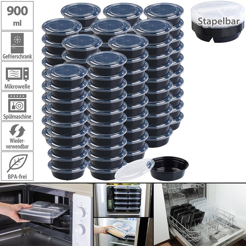Rosenstein & Söhne Lunch Box Set of 100 Food Boxes