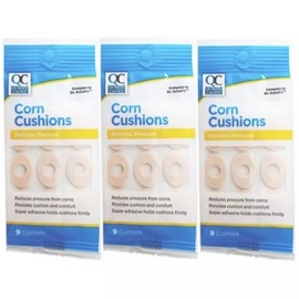 3 Pack Quality Choice Corn Cushions Painful Pressure Relief 9 Count Each