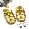 MZS Dirt Bike Foot Pegs, Aluminum Motocross Footpeg MX Footrest