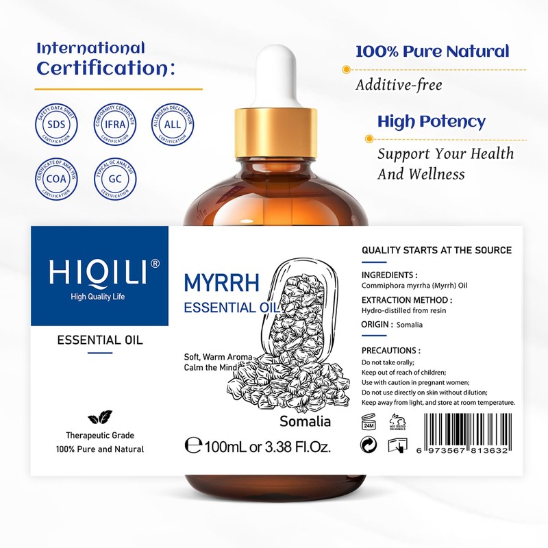 HIQILI Myrrh Oil 100 ml