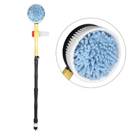 AMONIDA Car Wash Brush, High Pressure Rotating Car Care Wash Brush Cleaning Washing Sponge Tool Three Levels Car Pressure Wash Brush With PP Brush Head