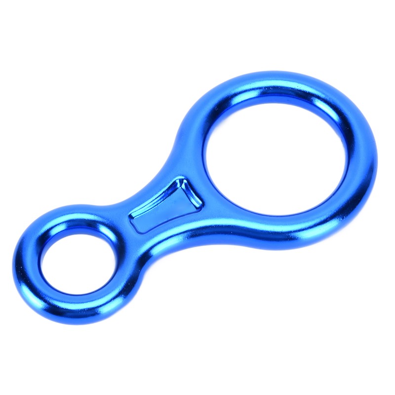 Descender Figure 8 Shape Aluminium Alloy 45KN Descent Abseiling Device