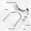 QUARKZMAN 57 mm Exhaust Pipe Mounting Clamp for Car Exhaust