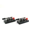 Longdex 2pcs Black Knife Switch Single Pole Single Throw SPST