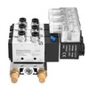 Heschen Electrical Pneumatic Triple Solenoid Valve 4V210-08 AC220V PT1/4 5