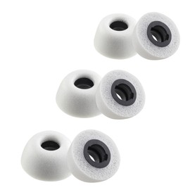 NANLANFAN Replacement Foam Eartips for JBL Tune Buds, JBL Live Free 2, JBL Live Pro 2, JBL Vibe Buds, JBL Live Beam 3 Earbuds, Ultimate Comfort, 3 Pairs (S/M/L, Gray)