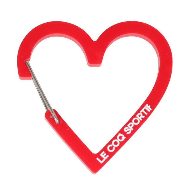COX SPORTIF LG4FBZ11L BK00 Ball Holder, 3 Pieces, Heart Carabiner