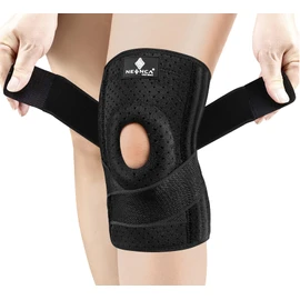 NEENCA Knee Supporter, Meniscus, Knee Vibration, Knee Anxiety, For Sports, Running, Tennis, Volleyball, Golf, Climbing, Tightening Type, For Daily Life, Left & Right Use, Elderly People, Spring XL
