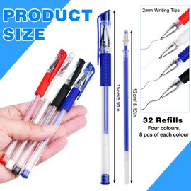BUZIFU Pack of 4 Heat Erasable Pens for Fabric with 32 Refills Heat Wipe Marking Pens Fabric Marker Pens for Tailors Sewing Quilting Dressmaking 4 Colours Heat Wipe Pens