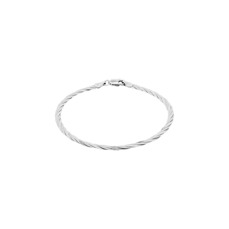 Amor Women's Bracelet 925 Sterling Silver Rhodium-Plated 19 cm –