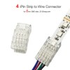 Biantie La 4-Pin LED Strip Connector for 8mm SMD RGB