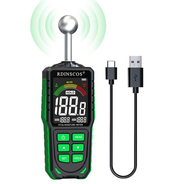 Rechargeable Moisture Meter Wall RDINSCOS Moisture Meter for Walls with
