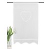 HOME WOHNIDEEN Corazon 054517-0101 80 x 40 cm White Batiste