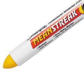 6 Pack Mean Streak Marking Stick, Broad Tip, Yellow by SANFORD INK (Catalog Category: Paper, Pens & Desk Supplies / Markers)