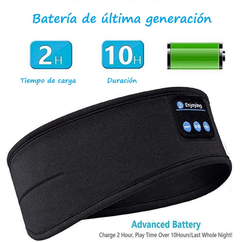 Genérico AUDIFONOS Bluetooth Tipo Banda, para EJERCITARSE, para Dormir, para