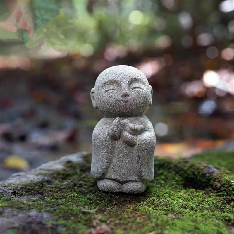 Jizo-san Osho Zen Meaning Cute Prayer Healing God Granite Religious