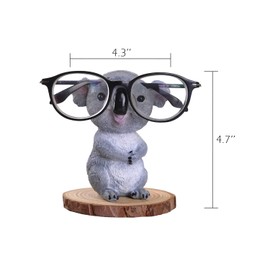 IBWell Funny Decorative Eyeglass Holder Display Stands, Koala design Cute Home Office Glasses Accessories