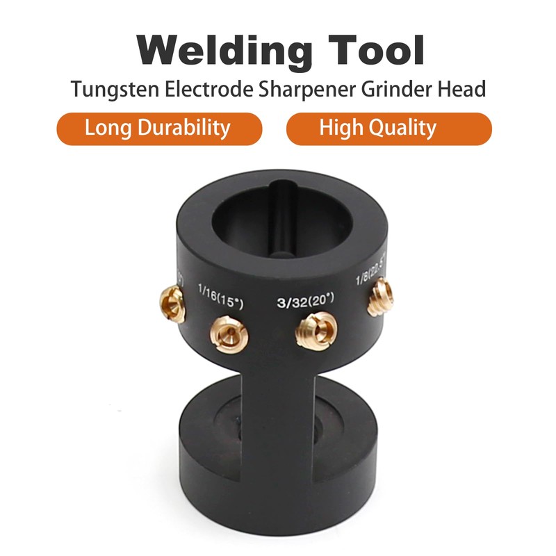 Vkinman Tungsten Electrode Sharpener Grinder Head ALUMINUM TIG Welding Tool