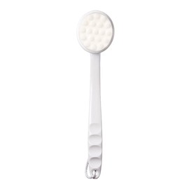 mitas Body Brush, White, Back Brush, Long, Long Brush, Body Brush, Bamboo Bamboo, Reaching the Back, Arms, Legs, Fluffy, Stylish, Natural, Body Sponge, Bath, Beauty, Body Brush, Long Brush, Back Wash,