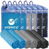 Cooling Towels 6 Pack, YQXCC Soft Microfiber Quick Dry Towels
