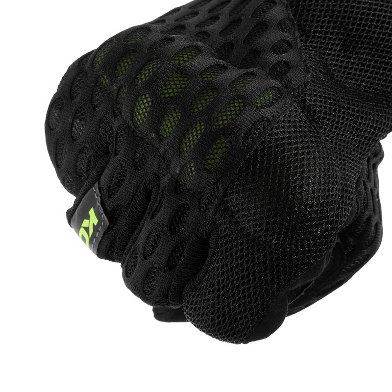 Komine GK-2433 Protective Cooling Mesh Gloves for Motorcycles Black Red