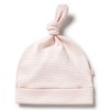 Wilson & Frenchy Organic Stripe Rib Knot Hat - Cantaloupe,