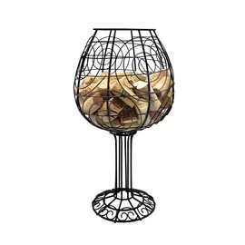 Oeno Wine Cork Holder Metal Display Collector - Wine Glass