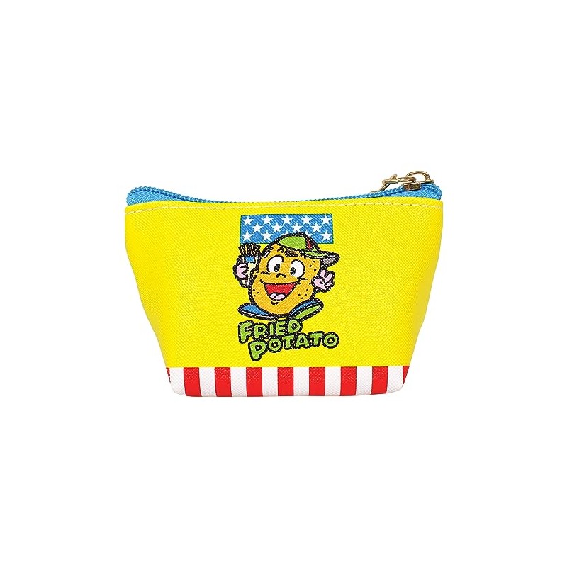 Tees Factory OC-5544170FP Triangular Mini Pouch, Crab and Shrimp, French