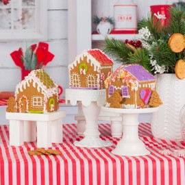 Little GF Chefs Gingerbread House Baking Kit | Cookie Decorating DIY Kit Christmas Baking Mix Set with Recipe & Directions Holiday Activity Gluten, Dairy, Nut Free, Vegan, No Artificial Dyes, Non GMO