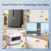 Blissleaf 5-Pack Fridge Locks, Child Proof Refrigerator/Freezer Door Lock, Child