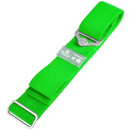 HOLLY TRIP Luggage Straps, Heavy Duty Elastic Adjustable Travel Bag Packing Belt Security Strap for 24"-30" Baggage Suitcase, Green