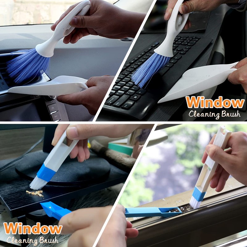 10 Pcs Venetian Window Blind Cleaner Duster Tool Set, Mini