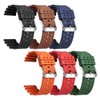 Narako Silicone Curved Line Watch Bands 20mm 22mm Quick Release