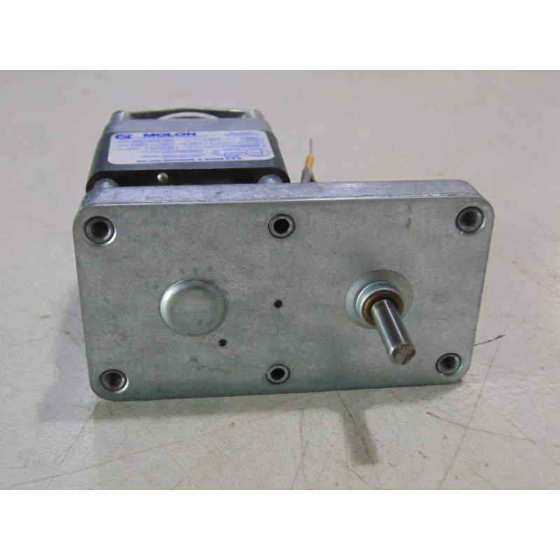 Molon Reversible AC Gearmotor 20 RPM 1/4" Diameter Shaft 220