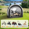 SOFFRIA Storage Shed Tent for Bike,Motorcycle,ebike,eScooter,Lawn Mower Outdoor Canopy Shelter