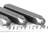 The Craft Guy 63pcs Metal Stamping Kit - Artistic Font