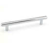 Richelieu Hardware - BP205128140 - Contemporary Metal Pull - 205 - 5 1/32 in (128 mm) - Chrome Finish