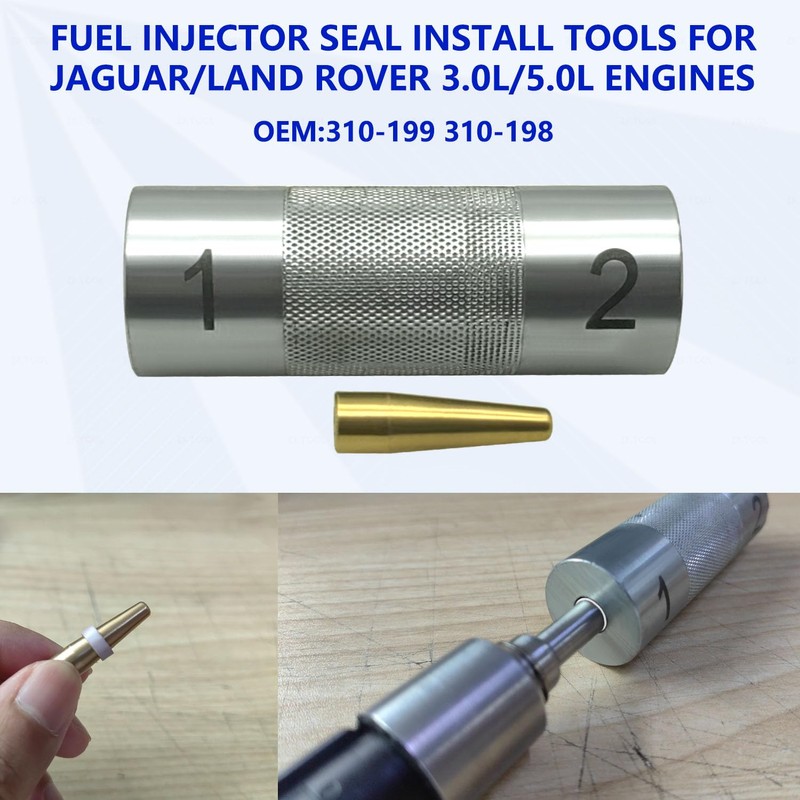 ZKTOOL 310-197 Fuel Injector Removal and Installation Tool,Injector Seal Install