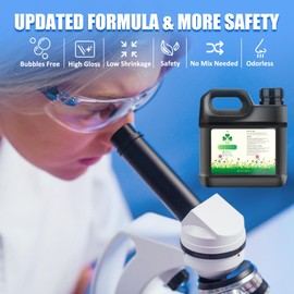 UV Resin Transparent, Crystal Clear Hard UV Glue for Jewelry Making & DIY Crafts – Solar Cure Epoxy Kit | Low Odor, Sunlight & UV Lamp Activated, Fast Curing for Pendants, Models, Resin Art & Casting