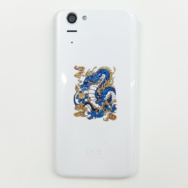 東洋ケース シール デコレーション (スマホ・ガラケー) 蒔絵シール 守護神獣絵巻 青龍 SHINJU-01