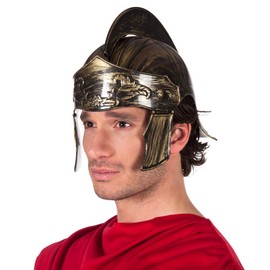Boland 01374 Adult Roman Helmet – One size – Dark Grey