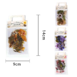 160PCS Plant Flower Retro Aesthetic Stickers Scrapbook Transparent Decorative Flower Set Natural Theme Colorful Small Flower Stickers Suitable for Notebooks DIY Crafts Albums Diaries Greeting Cards