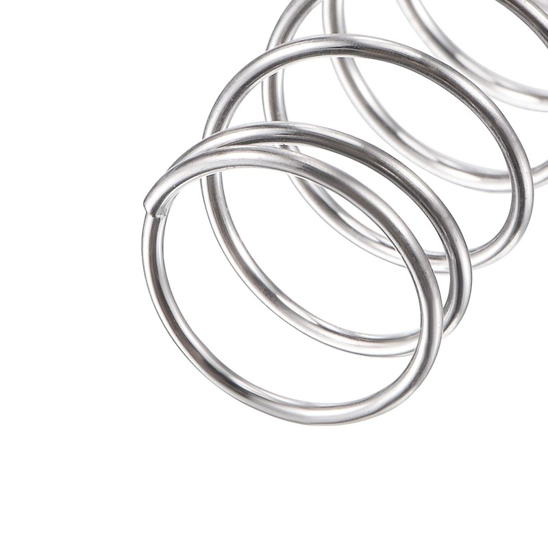 TA-VIGOR 5Pcs Compressed Spring, 10mm OD,0.7mm Wire Size,9mm Compressed Length,30mm