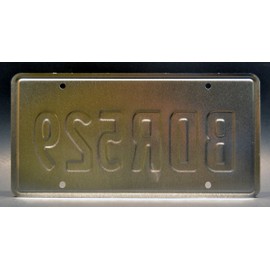 Celebrity Machines Blues Brothers | BDR529 | Metal Stamped License Plate