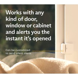 SimpliSafe Entry Sensor - Window and Door Protection - Compatible with SimpliSafe Home Security System