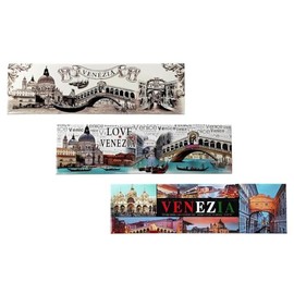 Set of 3 Fridge Magnets 3D City Venice Italy Souvenir Gift Home Kitchen Collectible 10433 10439 10438