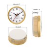 PATIKIL 3.1" 80mm Quartz Clock Insert, Round Quartz Movement Miniature